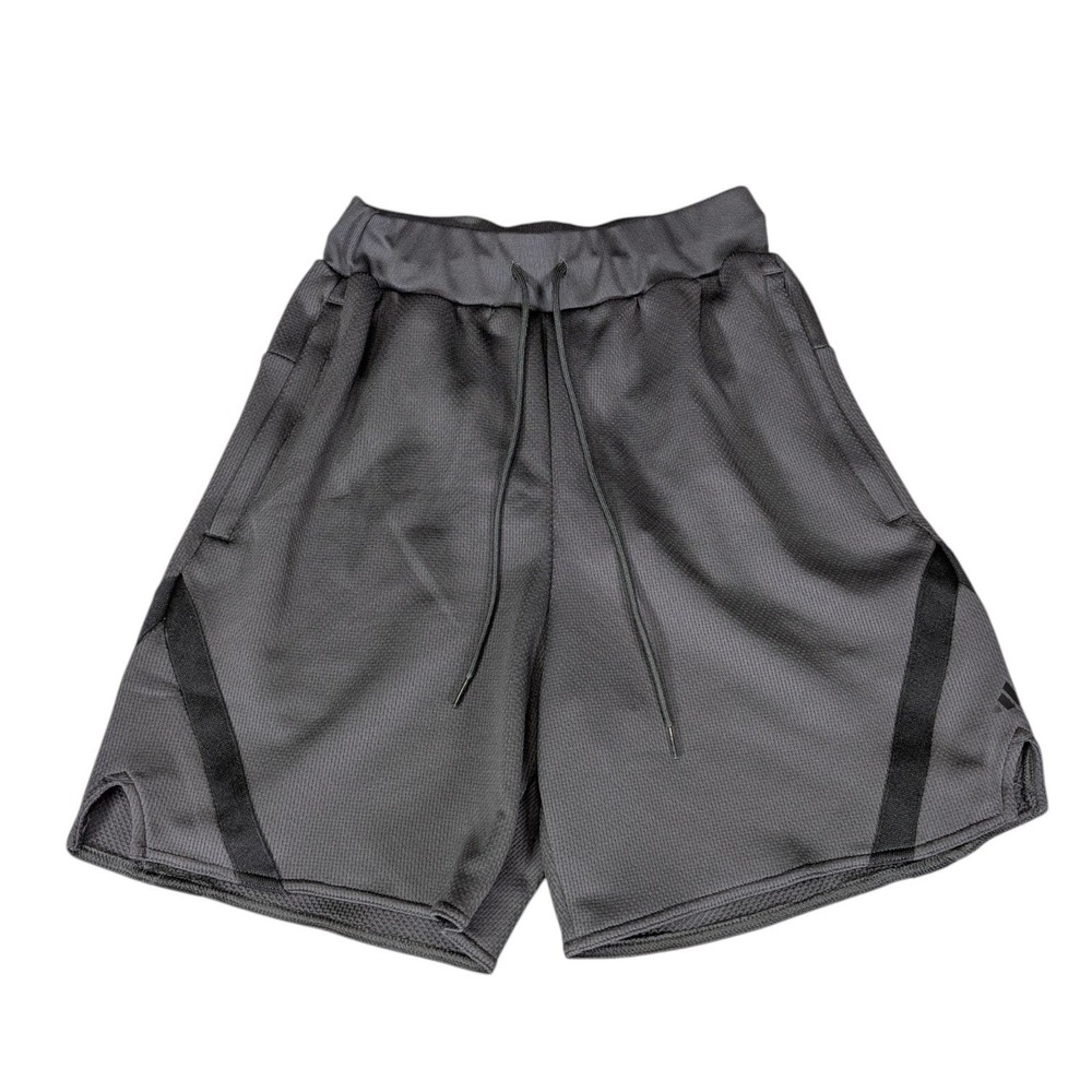 Adidas Basketball Select Shorts Mens XS Carbon Black Mesh IC2407 NWT